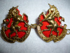 C19 - The Mississauga Horse of Canada Collar Badge Pair